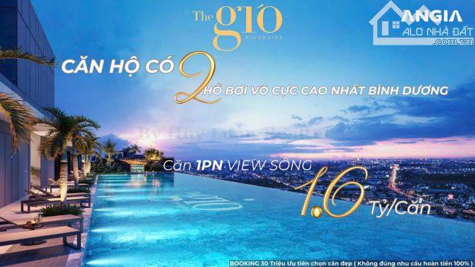 BOOKING THE GIÓ GIAI ĐOẠN 1 - GIỎ HÀNG ĐỘC QUYỀN TỪ CĐT VIEW SÔNG, GẦN AEON CHIẾU KHẤU CAO