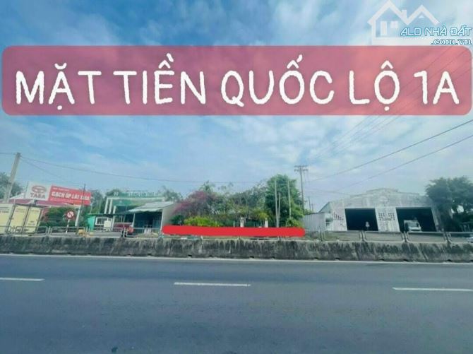 BÁN 2153M2 - ĐẤT MẶT TIỀN QUỐC LỘ 1A - PHƯỜNG BA LÁNG - Q. CÁI RĂNG - TP. CẦN THƠ