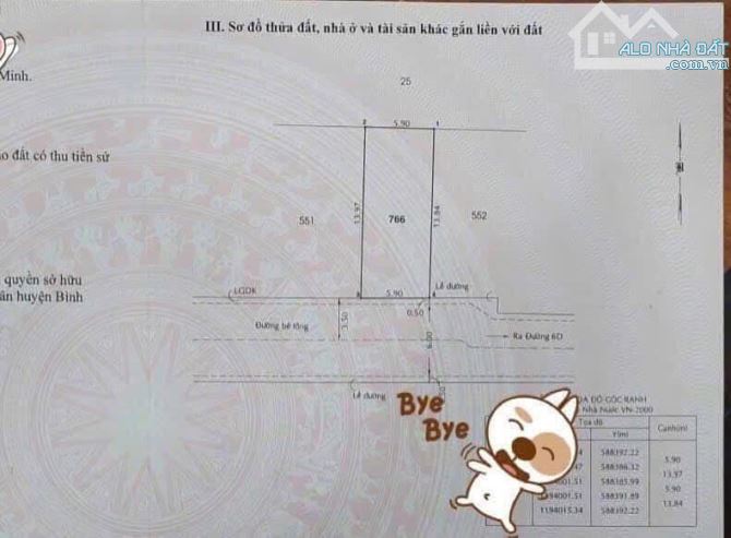 bán gấp lô đất sổ hồng 6m ngang đường 6D ấp 5 vĩnh lộc B bình chánh