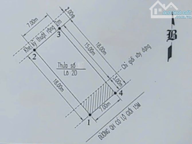 Bán 126m lô 2D đường Lê Hồng Phong Ngô Quyền Hải Phòng