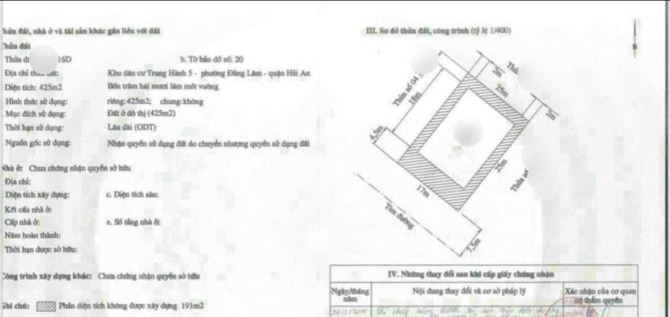 Bán 425m đất lô 16D Lê Hồng Phong Đằng Lâm Hải An Hải Phòng