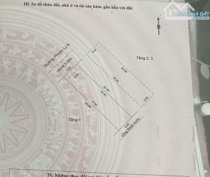 Bán toà nhà 3.5 tầng gồm 11 Phòng Trọ Phước Lý 8, S= 100m2 Giá,,: 4.95 tỷ - 1