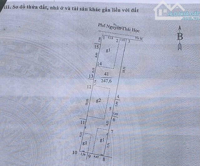 MẶT PHỐ NGUYỄN THÁI HỌC, SẴN GPXD 8 TẦNG 2 HẦM VỪA CẤP. DT 248M2, MT 7M. GIÁ 186.8 TỶ - 1
