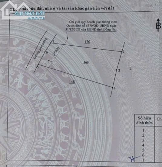 CHÍNH CHỦ BÁN LÔ ĐẤT VỊ TRÍ ĐẸP - MẶT TIỀN TỈNH LỘ 769, XÃ LỘ 25, HUYỆN THỐNG NHẤT,  ĐN - 1