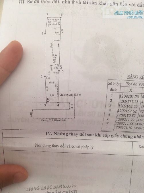 Bán lô đất 845m2 mặt tiền đường Thủ khoa huân, Phú thuỷ Hướng nam - 2