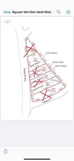 BÁN LÔ ĐẤT 108M2 (81M2 THỔ CƯ), MẶT TIỀN = HẬU 5,43M. ĐỒNG KẸ, CAO DƯƠNG, LƯƠNG SƠN, HÒA B - 2