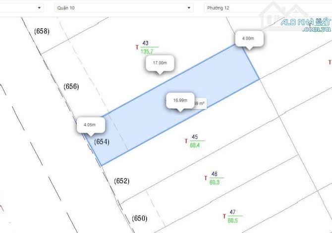 Bán tòa mặt tiền: 654 Sư Vạn Hạnh, Phường 12, Quận 10 (10 Tầng - 23 Phòng) - 3