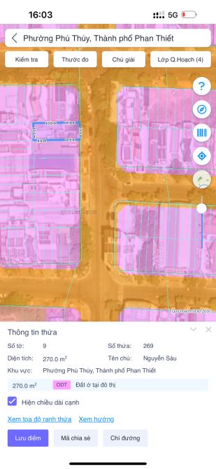 Bán lô đất 270m2 mặt tiền đường Đào Tấn, phường phú thuỷ, tp Phan thiết - 3