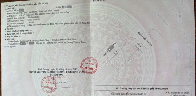 56Ty TL đất 350,2m2  2 mặt tiền ngang 15m, MT đường GS1 BigC GO, p.Đông Hoà - 7
