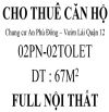 Cho thuê nhà CC 67m2 Vườn Lài-An Phú Đông - Q12- Tphcm. Giá 7.8tr-8.5tr/th