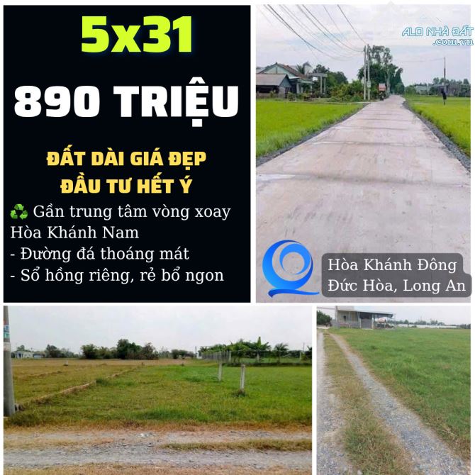 5x31 giá đầu tư chỉ 890 triệu. NỀN duy nhất giá rẻ bổ ngon Hòa Khánh Đông