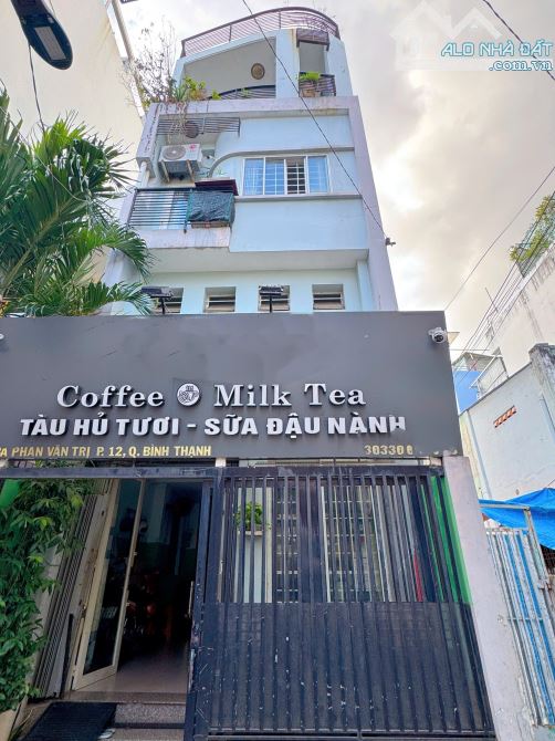 Hẻm xe hơi, xát mặt tiền Bùi Đình Túy P.12 Bình Thạnh.Nhà 4 tầng.vị trí đẹp.6 tỷ 850