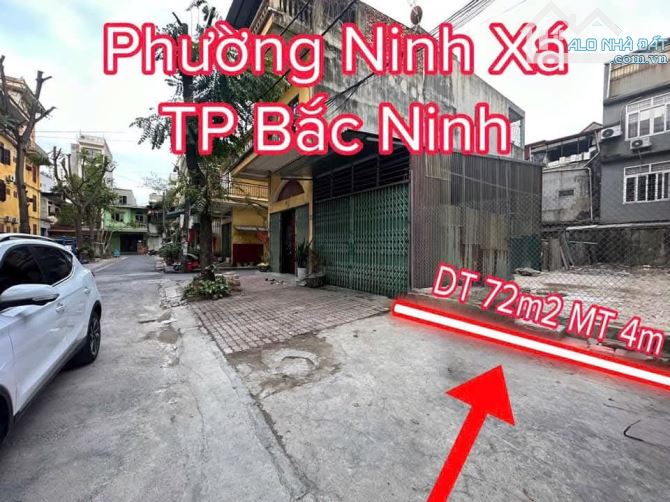 Bán đất Ninh Xá, TP Bắc Ninh giá 5,4 tỷ Dt:72m2