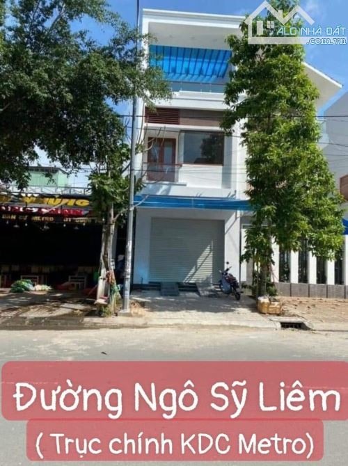 NHÀ 2 LẦU MẶT TIỀN ĐƯỜNG NGÔ SỸ LIÊN TRỤC CHÍNH KDC METRO , HƯNG LỢI , NINH KIỀU