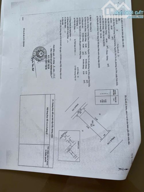 Bán 2 căn nhà trệt 2 lầu và 1 căn nhà cấp 4 | 2 mặt tiền trước sau hẻm 16 đường Võ Trường - 11