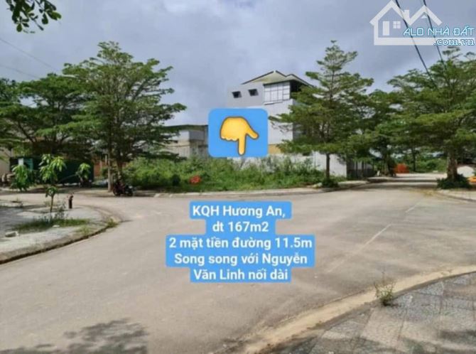 Đất 2 mặt tiền tại KQH Ân Nam, Hương An, quận Phú Xuân, thành phố Huế ❌  - Diện tích 167m2 - 1