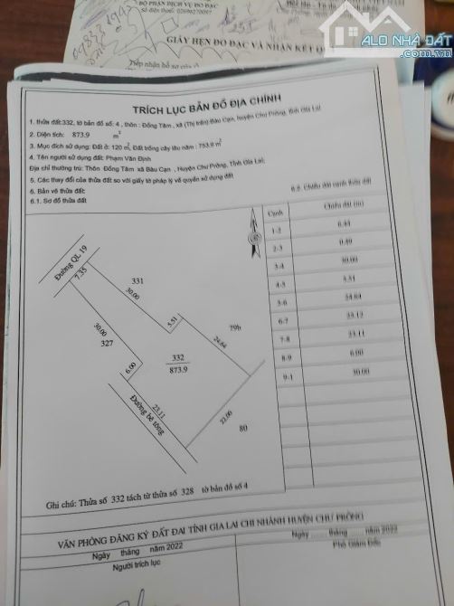 Bấn đất ngay quốc lộ 19 Bàu Cạn Gia Lai - 2