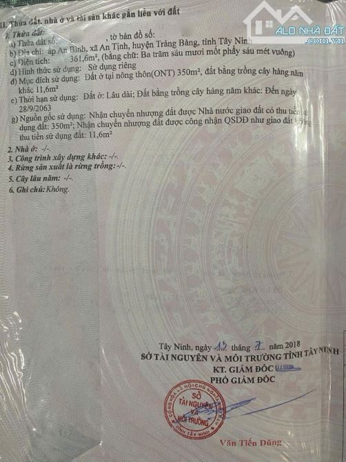 Tiếc Không Nỡ Bán Cần Chủ Ngộp Cần Bán Nhanh Nhà Xưởng Trảng Bàng 350m2 Sổ Hồng Riêng - 2
