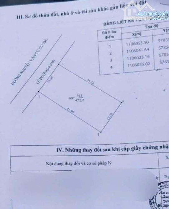 Bán đất mặt tiền đường Nguyễn Văn Cừ gần trường ĐH Nam Cần Thơ dt 15x31.5 thổ cư 100% - 2