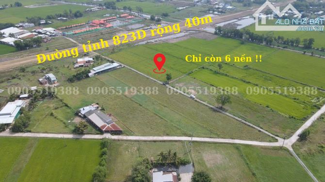 Đất Mặt tiền DT823D mở rộng 40m ngay Vin Hậu Nghĩa, chỉ từ 9tr/m2 - Giá Đầu Tư F0 !! - 2