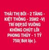 THÁI THỊ BÔI - 2 TẦNG - KIỆT THÔNG - 35M2 -SỔ ĐẸP