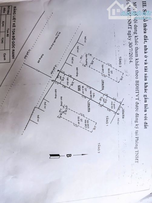 BÁN NHÀ 3 TẦNG HXT 12M – HIỆP THÀNH 11 – DT: 4X26M– GIÁ CHỈ 5,95 TỶ TL