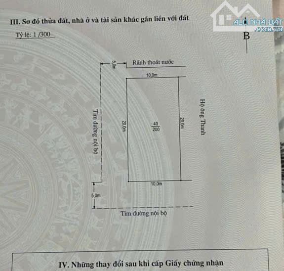 Bán lô góc 200m2 khu TĐC Chapi sau mặt đường Máng nước, An Đồng, An Dương