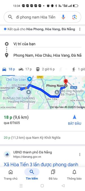 BÁN ĐẤT ĐẸP XÂY DỰNG NHÀ NGHỈ DƯỠNG, HOÀ PHONG HOÀ VANG, ĐÀ NẴNG - 1