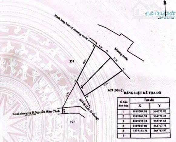 BÁN LÔ ĐẤT ĐƯỜNG NGUYỄN HỮU CẢNH TRUNG TÂM TP HUẾ 240M2 GIÁ 3.X TỶ - 1