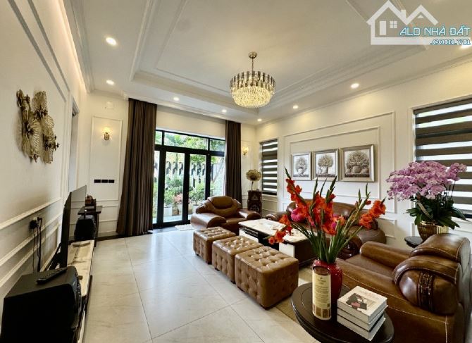 BÁN BIỆT THỰ 3 TẦNG ĐẲNG CẤP, KHU ĐẢO VIP EURO VILLA 2, HÒA XUÂN, CẨM LỆ - CHỈ 23 TỶ - 1