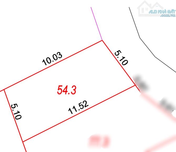 Cần bán lô đất 54,3m tại đan kim - 1