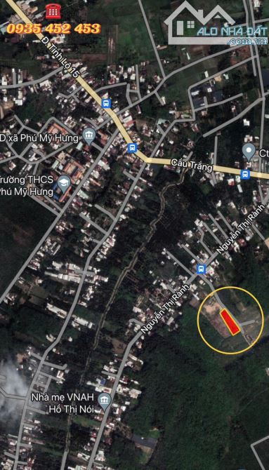 Bán đất MT đường nhựa xã Phú Mỹ Hưng, Củ Chi, DT: 98m*28m, QH phủ hồng, thích hợp phân lô - 2