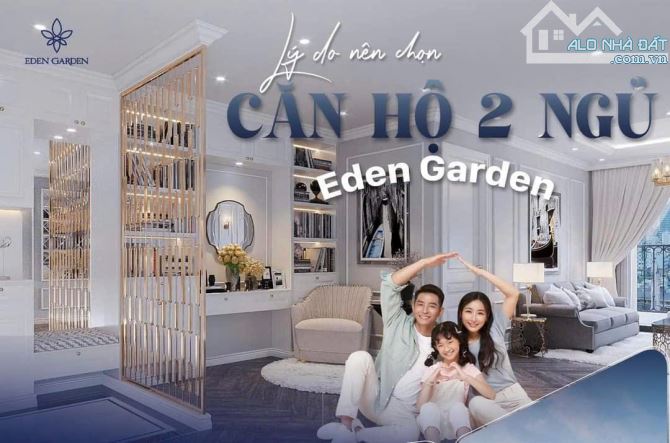 🏡 CĂN HỘ 78M² – 2PN, 2WC TẠI EDEN GARDEN THÁI BÌNH – GIÁ NHỈNH 2 TỶ - 2