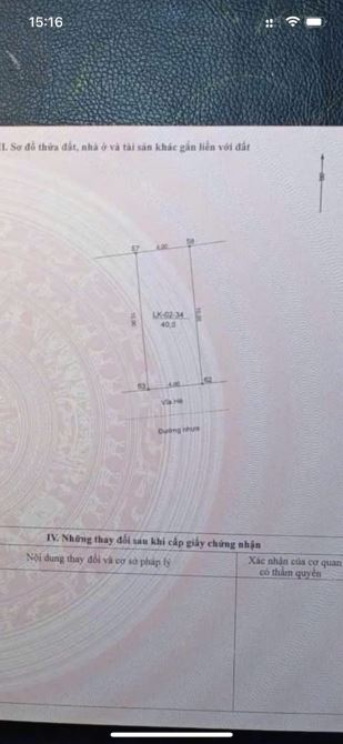 Bán gấp 40m Đất TÁI ĐỊNH CƯ – LIÊN NINH Phân Lô Vỉa hè 2m Ô tô tránh chỉ 6.5 tỷ - 2