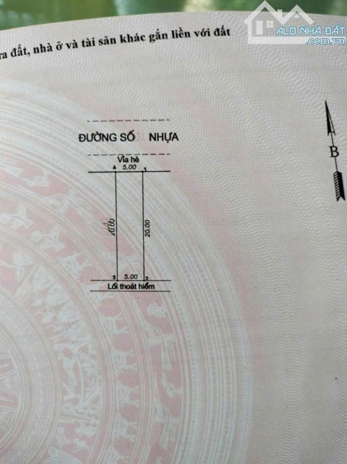 Đất 100m kdc Tứ Hải gần ngã tư Chiêu Liêu Tp Dĩ An - 2