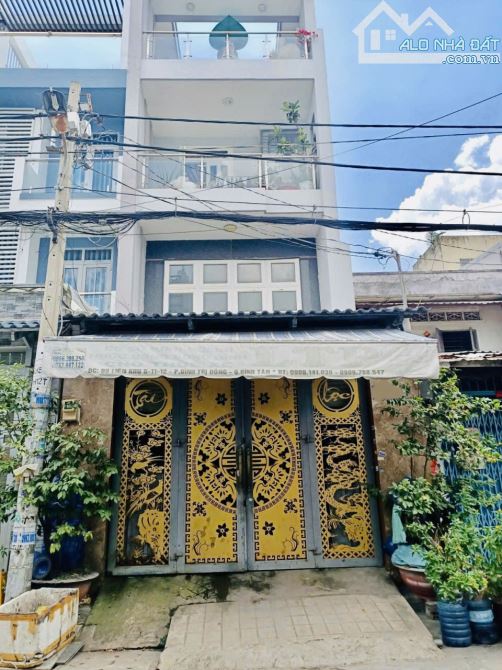 Bình Tân, mặt tiền kinh doanh- Nhà đẹp 4 tầng, 100m2 (5x20) giáp Tân Phú, Quận 6 - 4