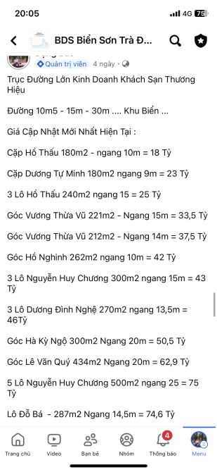 Hồ Nghinh thẳng 1 hơi .. giá chưa đến 140Tr/m2 - Mặt Tiền Hà Kỳ Ngộ - Gần Tháp Risémount - 5