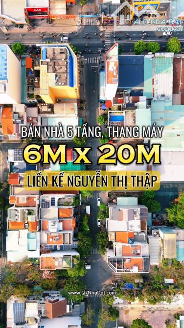 BÁN NHÀ KHU TÂN QUY ĐÔNG HƯỚNG TÂY CÓ THANG MÁY, HỒ BƠI MINI. DT: 6X20 XÂY 5 TẦNG - 6