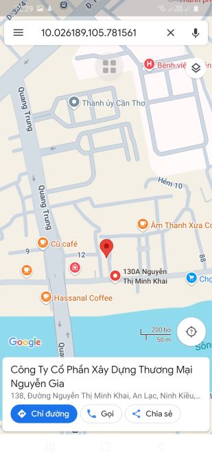BÁN NHÀ 1 TRỆT 1 LẦU 1 TRỤC CHÍNH HẺM 130A ĐƯỜNG NGUYỄN THỊ MINH KHAI