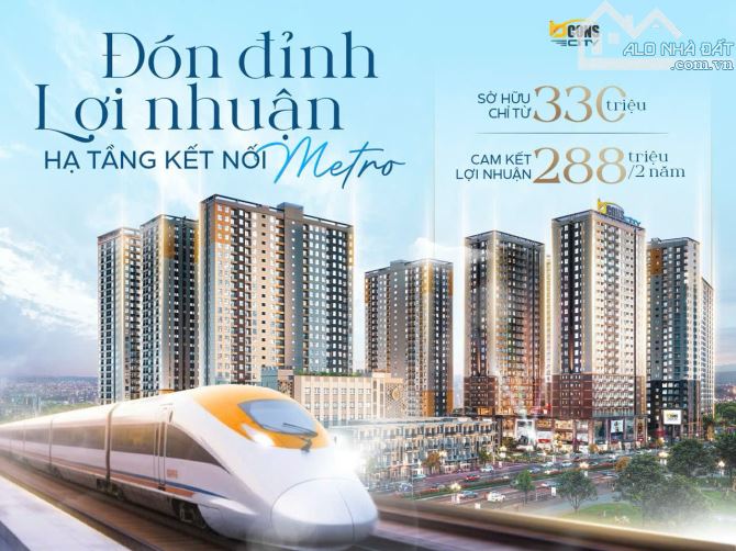 cơ hội tai đầu tư sinh lợi căn hộ greend emerald thuộc quàn thể BCONS CITY