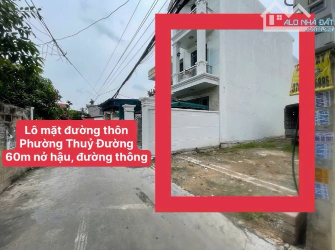 Chào bán lô đất tuyến 2 mặt đường 359 trục thông oto chạy vèo vèo phường Thuỷ Đường