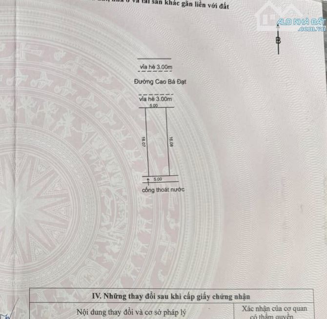 Bán đất mặt tiền đường Cao Bá Đạt, Hòa Châu, Hòa Vang - DT: 80m2, Giá 2.75 tỷ TL