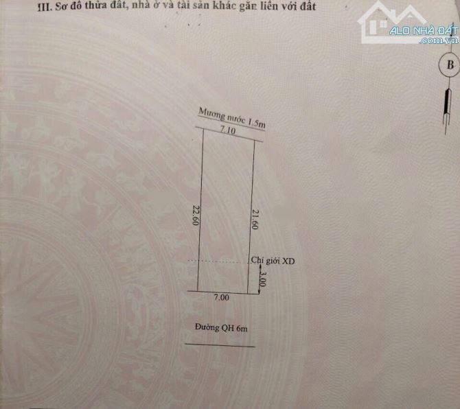 CHỦ CẦN GỬI BÁN LÔ ĐẤT KQH TRIỀU THỦY - 1