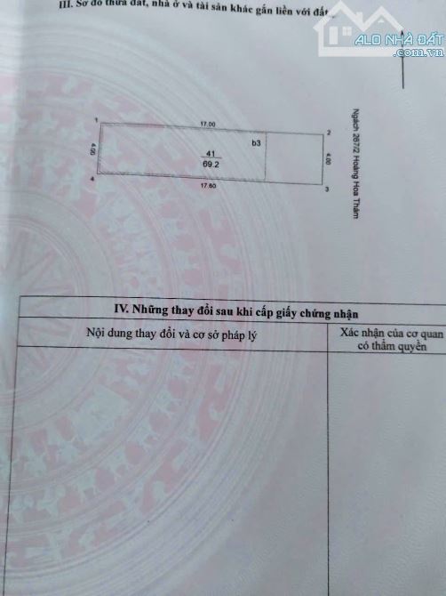 Bán nhà HOÀNG HOA THÁM  - Ba ĐÌnh .. Dt 70M rộng 4M xây 5Tầng Ngõ to gần ôtô tránh 12 Tỷ - 1