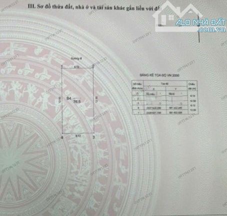 BÁN NHÀ CẦU GIẤY 76,5m2 × 4T × MT 6m. NHÀ DÂN XÂY - PHÂN LÔ Ô - Ô TÔ TRÁNH - K.DOANH + V.P - 1