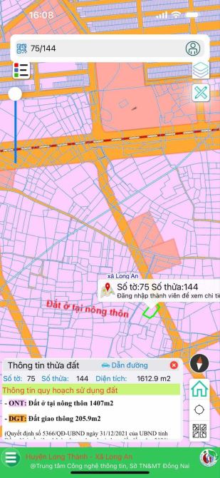 Bán hơn 1 sào 6 long an giá mềm cho nhà đầu tư - 1