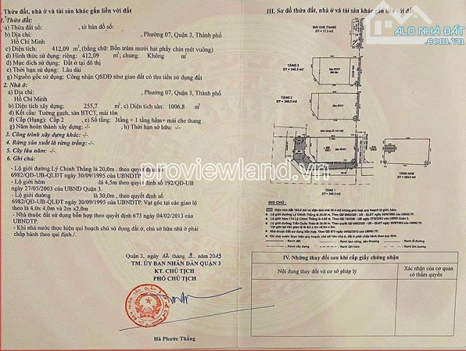 Bán nhà góc 2 mặt tiền, khu VIP trung tâm Q3, 1 hầm + 3 tầng, 14x30m đất - 2