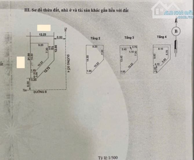 Nhà 4 tầng Phú Mỹ An 216m2 lô góc 3 mặt thoáng - 1