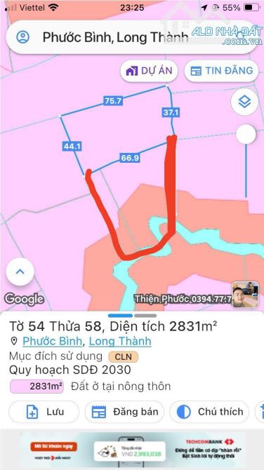 Bán gần 6 sào phước bình view suối giá cực kì mềm chỉ 450 - 4