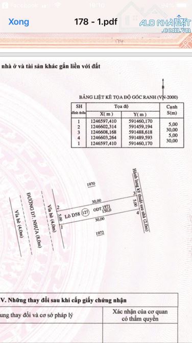 Cần bán giá sốc 2 lô mặt tiền đường D7 TT Lai Uyên Bàu Bàng, DT 300m2 giá 1.43 tỷ/lô - 7